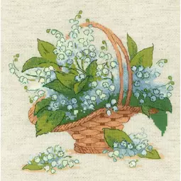 RIOLIS Forest Lily of the Valley Cross Stitch Kit
