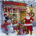 Image of Merejka Toy Shop Christmas Cross Stitch Kit