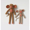 Image of DMC Monkey Friends Crochet Kit