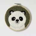 Image of DMC Patrice Panda Punch Needle Kit