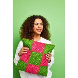 Sirdar Granny Square Cushion Crochet Kit