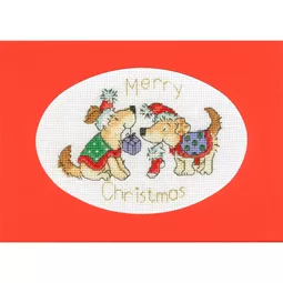 Bothy Threads Christmas Treats Christmas Card Making Cross Stitch Kit
