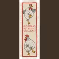 Image of Permin Reading is Egg-cellent Bookmark Cross Stitch Kit