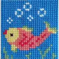 Image of Gobelin-L Happy Fish Cross Stitch Kit
