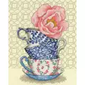 Image of Dimensions Rose Tea Cross Stitch Kit
