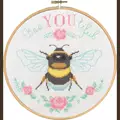 Image of Permin Bee-You-Tiful Cross Stitch Kit