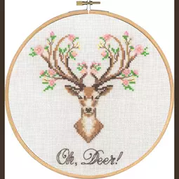 Permin Deer Cross Stitch Kit
