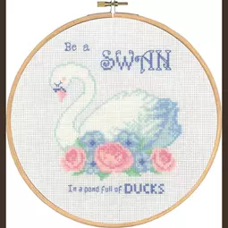 Permin Swan Cross Stitch Kit