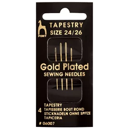 Pony Gold Plated Tapestry Needles - Size 24-26 Accessory