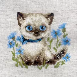 RIOLIS Siamese Kitten Cross Stitch