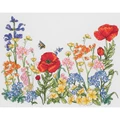 Image of Anchor Meadow Floral Cross Stitch Kit