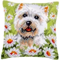 Image of Vervaco Westie Dog Cushion Cross Stitch Kit