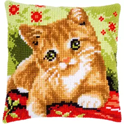 Vervaco Sweet Kitten Cushion Cross Stitch