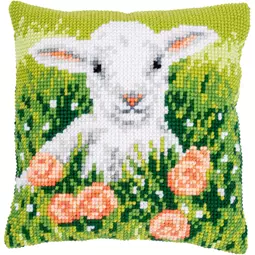 Vervaco Lamb Cushion Cross Stitch Kit