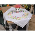 Image of Vervaco Spring Flowers Tablecloth Embroidery Kit