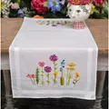 Image of Vervaco Spring Flowers Runner Embroidery Kit