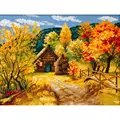 Image of VDV Autumn Gold of the Mountains Cross Stitch Kit