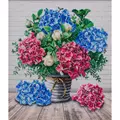 Image of VDV Bouquet of Hydrangeas Embroidery Kit