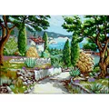 Image of Gobelin-L Path with Sea View Tapestry Canvas