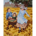 Image of Gobelin-L Apple Picking Tapestry Canvas