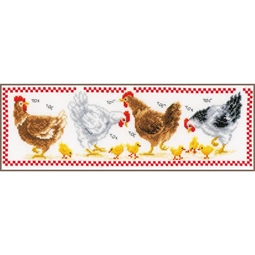 Vervaco Chickens Cross Stitch Kit