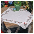 Image of Vervaco Chickens Tablecloth Cross Stitch Kit