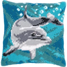 Vervaco Dolphin Cushion Cross Stitch Kit