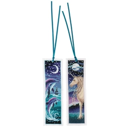 Vervaco Dolphin and Unicorn Bookmarks Cross Stitch Kit
