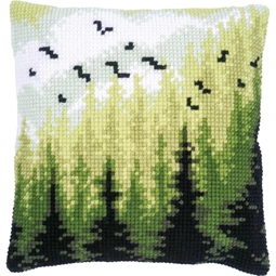 Vervaco Forest Cushion Cross Stitch Kit