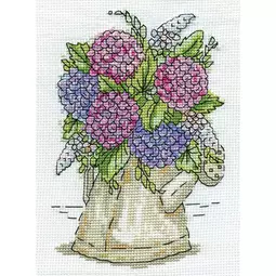 Design Works Crafts Watering Can Cross Stitch Kit