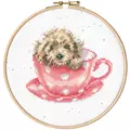 Image of Bothy Threads Teacup Pup Cross Stitch Kit
