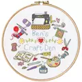 Image of Bothy Threads My Craft Den Cross Stitch Kit