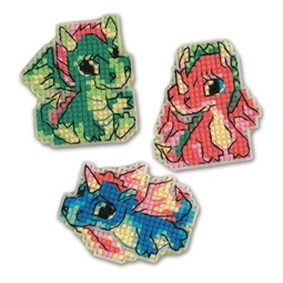 RIOLIS Little Dragon Magnets Cross Stitch Kit