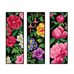 Flowers Bookmarks - Set of 3