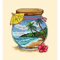 Image of Orchidea Vacation Memories - Tropical Island Cross Stitch Kit