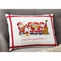 Image of Permin Orchestra Cushion Christmas Cross Stitch Kit