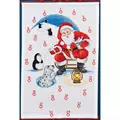 Image of Permin Antarctic Santa Advent Christmas Cross Stitch Kit