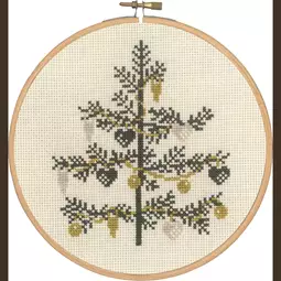 Permin Decorated Tree Christmas Cross Stitch Kit