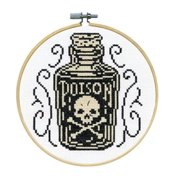 Design Works Crafts Poison Hoop Cross Stitch Kit