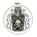 Image of Design Works Crafts Poison Hoop Cross Stitch Kit