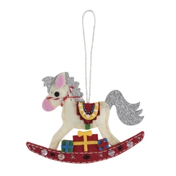 Trimits Rocking Horse Felt Ornament Christmas Craft Kit