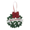 Image of Trimits Wreath Felt Ornament Christmas Craft Kit