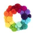 Image of Trimits Rainbow Wreath Christmas Craft Kit