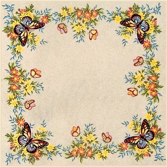 Gobelin-L Butterfly Summer Tablecloth Tapestry Canvas — image 2