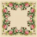 Image of Gobelin-L Pink Rose Tablecloth Tapestry Canvas