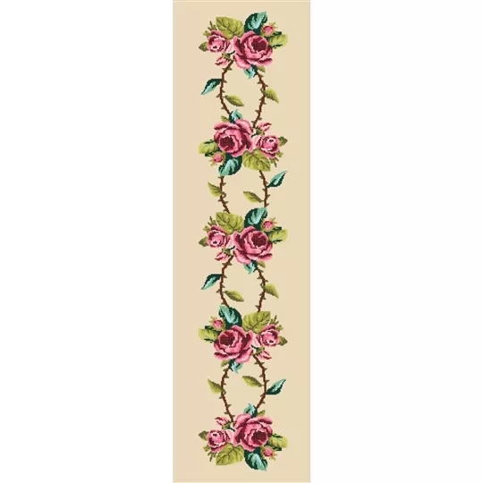 Gobelin-L Rose Runner Tapestry Canvas — image 2