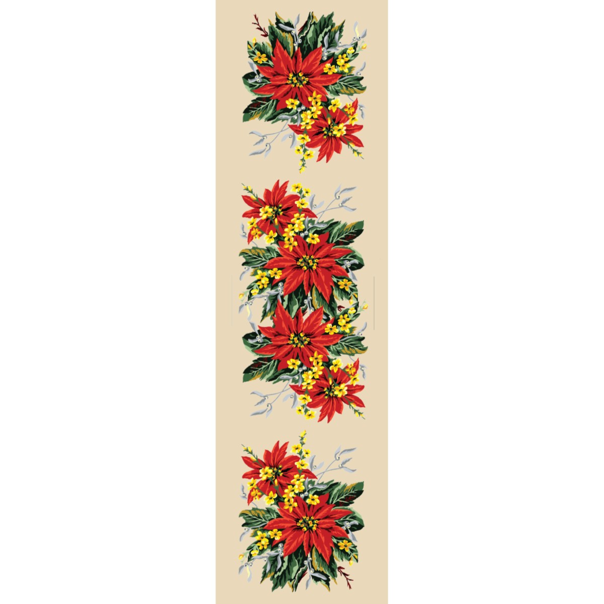 Gobelin-L Poinsettia Runner Tapestry Canvas — image 2
