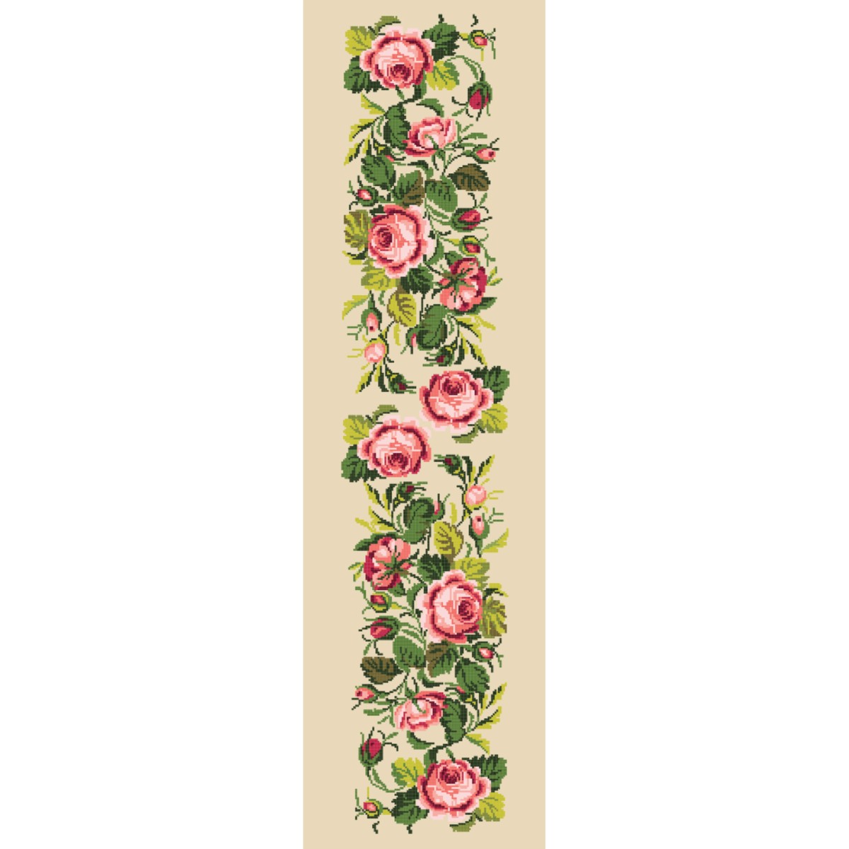 Gobelin-L Pink Rose Runner Tapestry Canvas — image 2