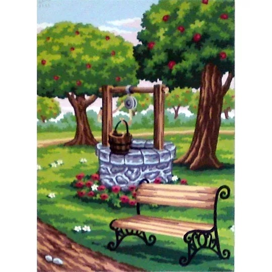Gobelin-L Park Bench Tapestry Canvas — image 2