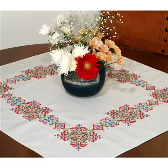 Gobelin-L Kaleidoscope Tablecloth Cross Stitch Kit — image 3
